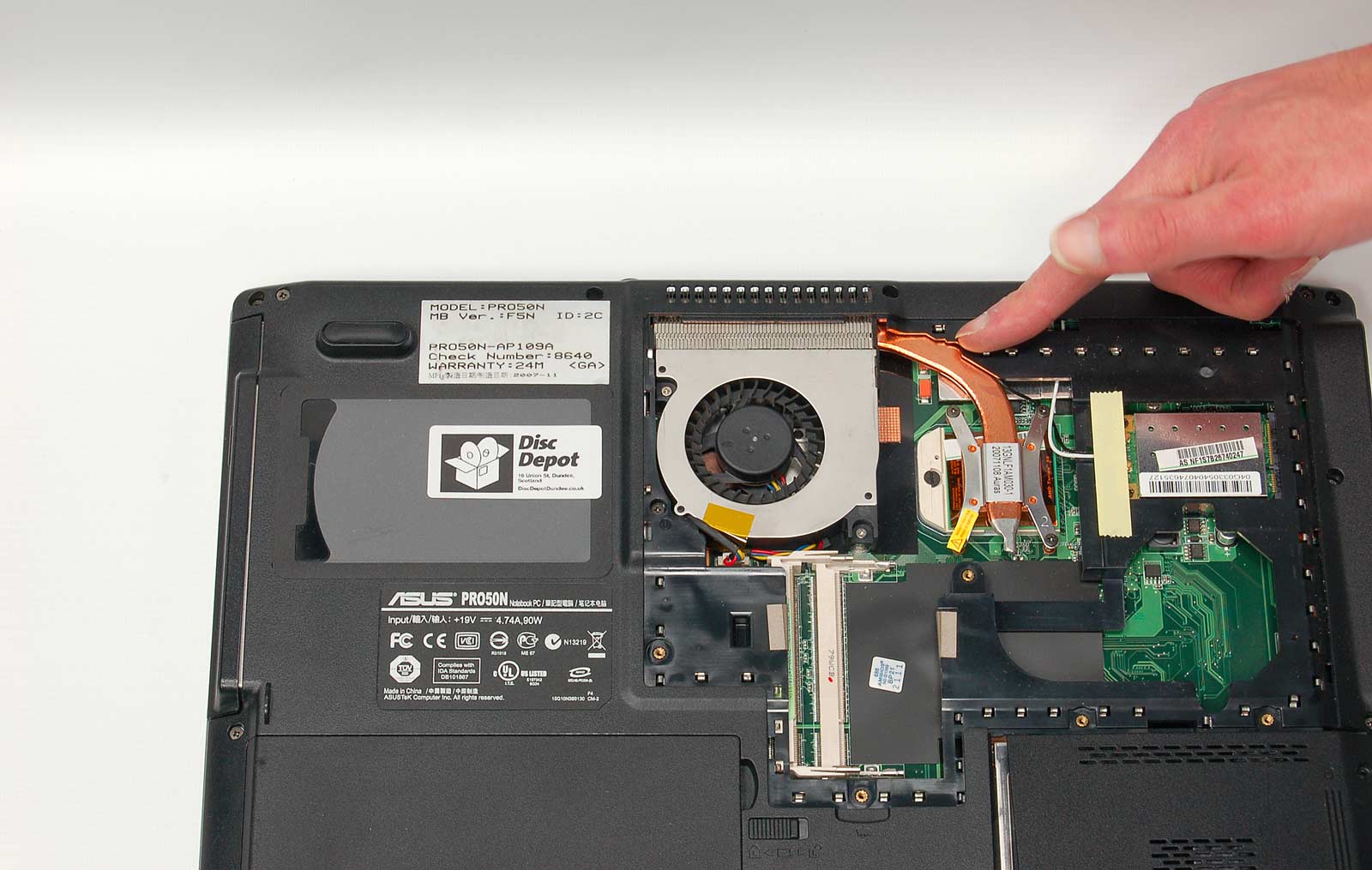 Laptop Fan And Cooler Repair In Dundee City Centre Disc